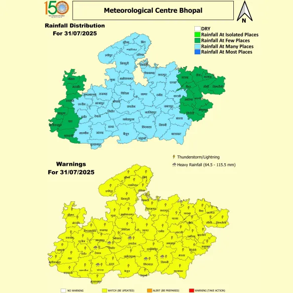31 July 2025 MP Map
