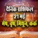 Aaj-ka-Rashifal-21--May-Mesh-Vrash-Mithun-Kark--Saptahik-Rashifal-Astrology-Hindi-News