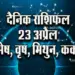 Aaj-ka-Rashifal-23--April-2025--Mesh-vrash-mithun-kark-daily-horoscope