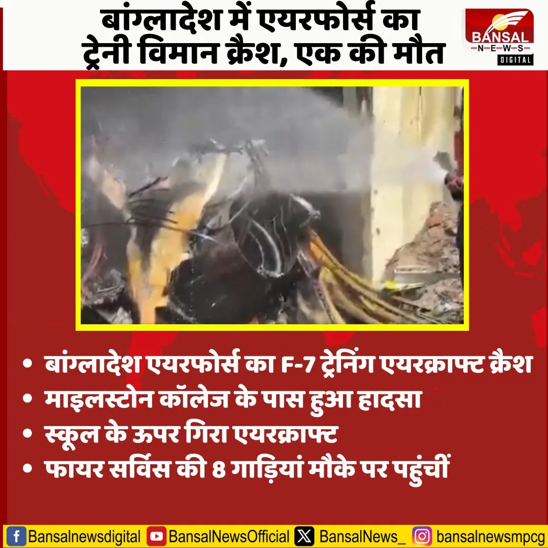 Bangladesh Dhaka Filter Jet Crash