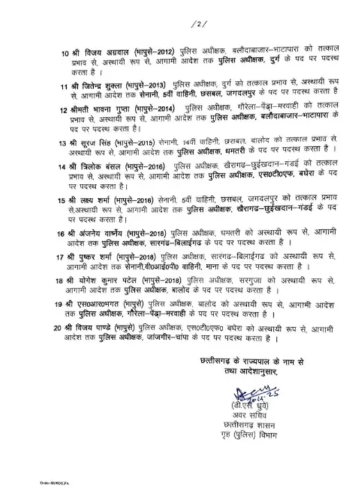 CG IPS Transfer Order
