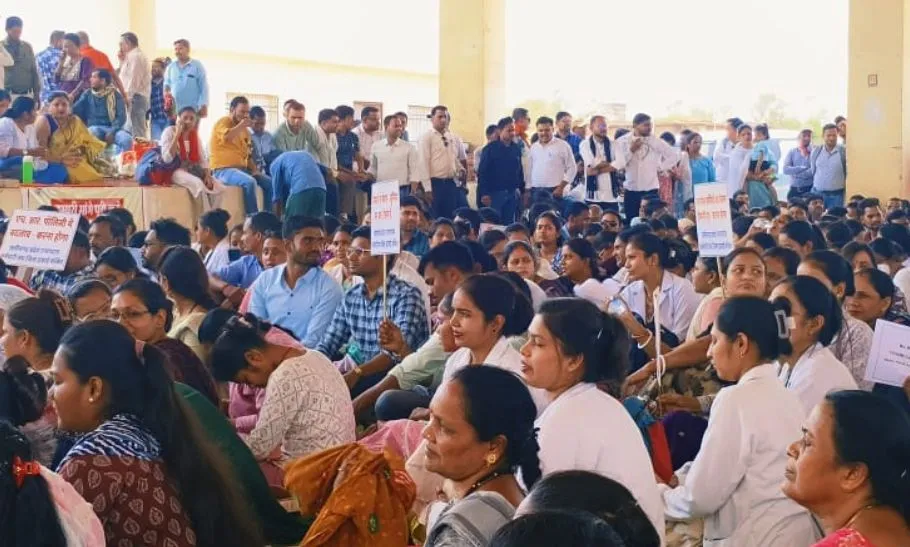 CG NHM Contract Employees Protest