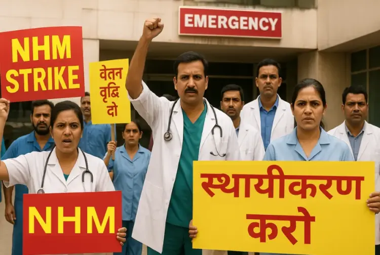 CG NHM Employees Strike