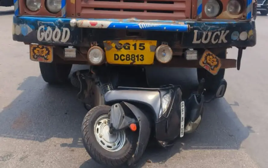 CG Raipur Accident Video
