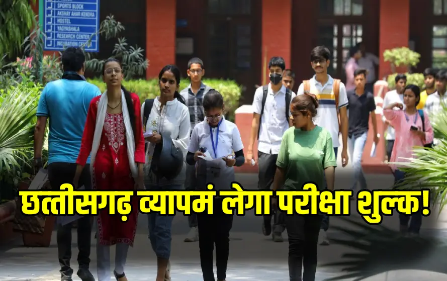 CG Vyapam Exam Fees