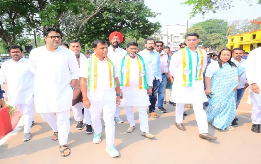 Congress Leader Sachin Pilot CG Visit