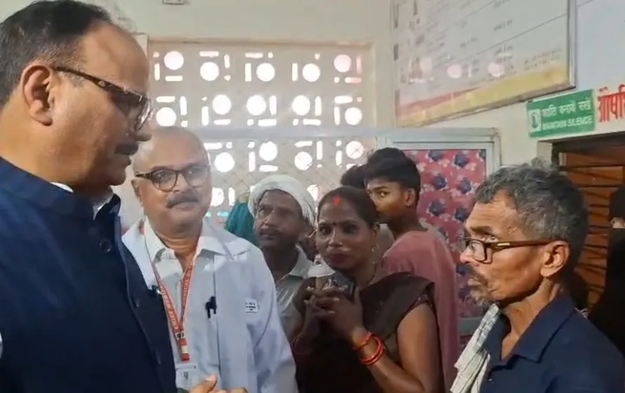 Deputy CM Brajesh Pathak harni community health center visit