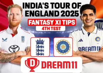 ENG vs IND Dream11 Prediction 4th Test