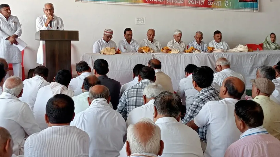 Harda Gurjar samaj DJ ban meeting