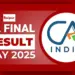 ICAI CA Result May 2025-chhattisgarh raipur toppers Ram Keswani Aditya Singhania