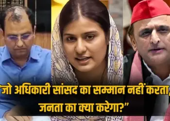 Iqra Hasan ADM Controversy Saharanpur MP Iqra Hasan SP President Akhilesh Yadav zxc