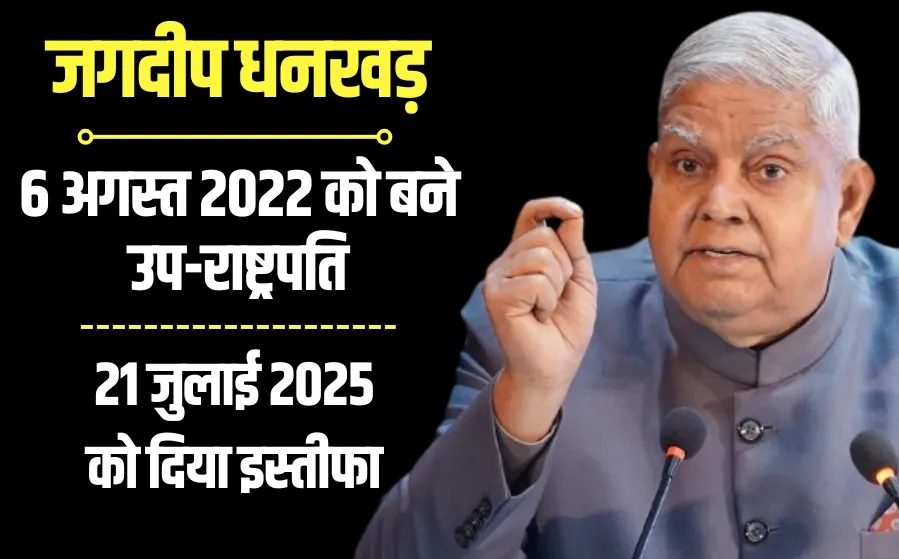 Jagdeep Dhankhar Resign