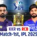 KKR vs RCB IPL 2025 Dream 11 Prediction Probable Playing 11
