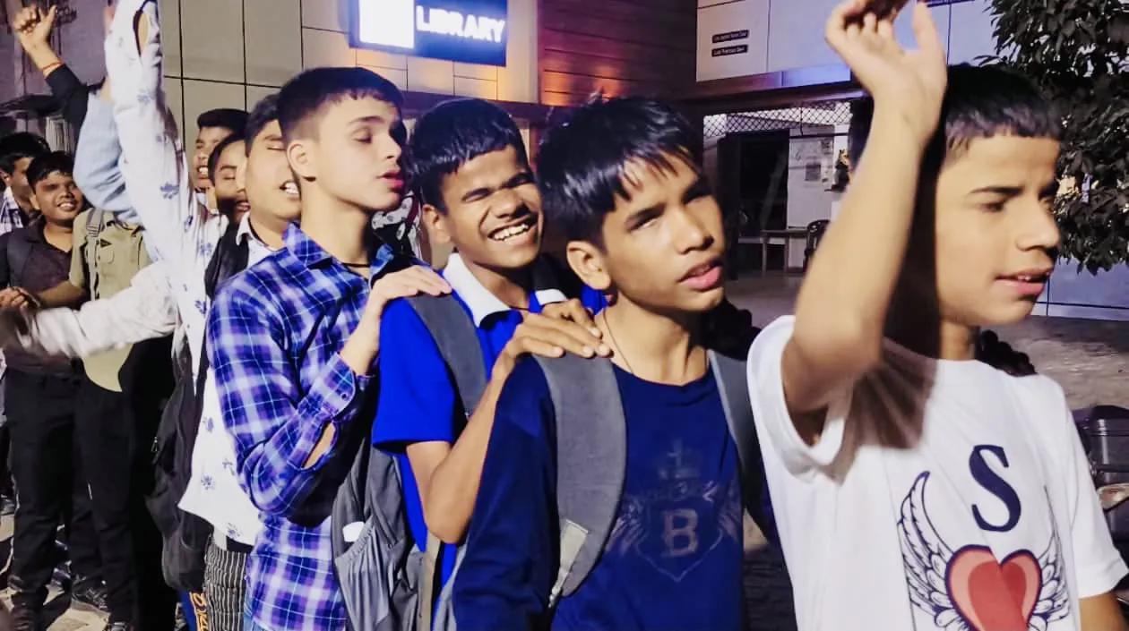 Kanpur blind children visit Parliament