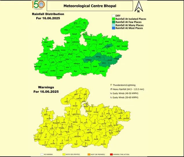 MP Monsoon Weather Update