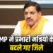 MP Ministers District Charge Change