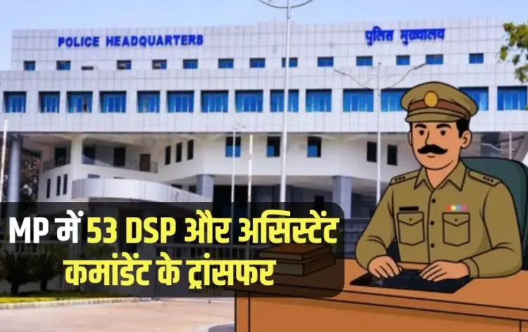 MP Police DSP Transfer list 53 officers