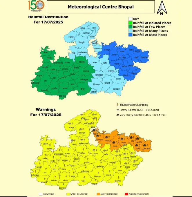 MP map 17 July 2025