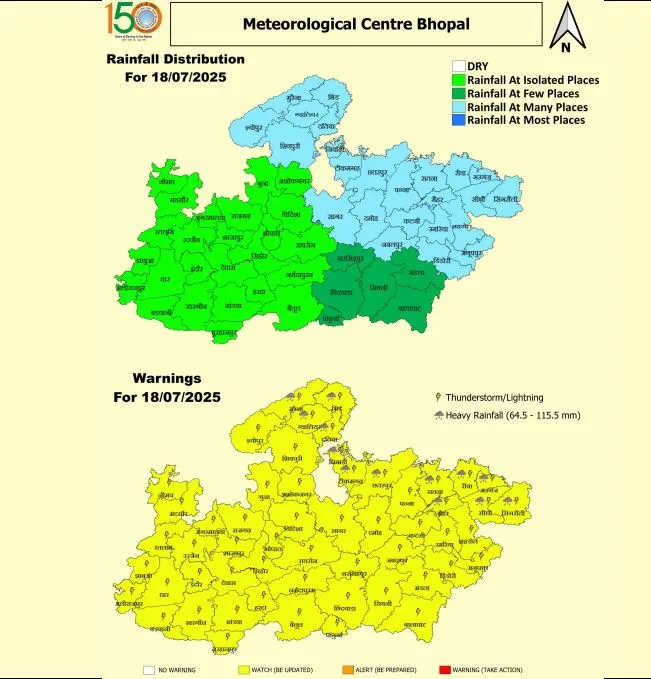 MP map 18 July 2025