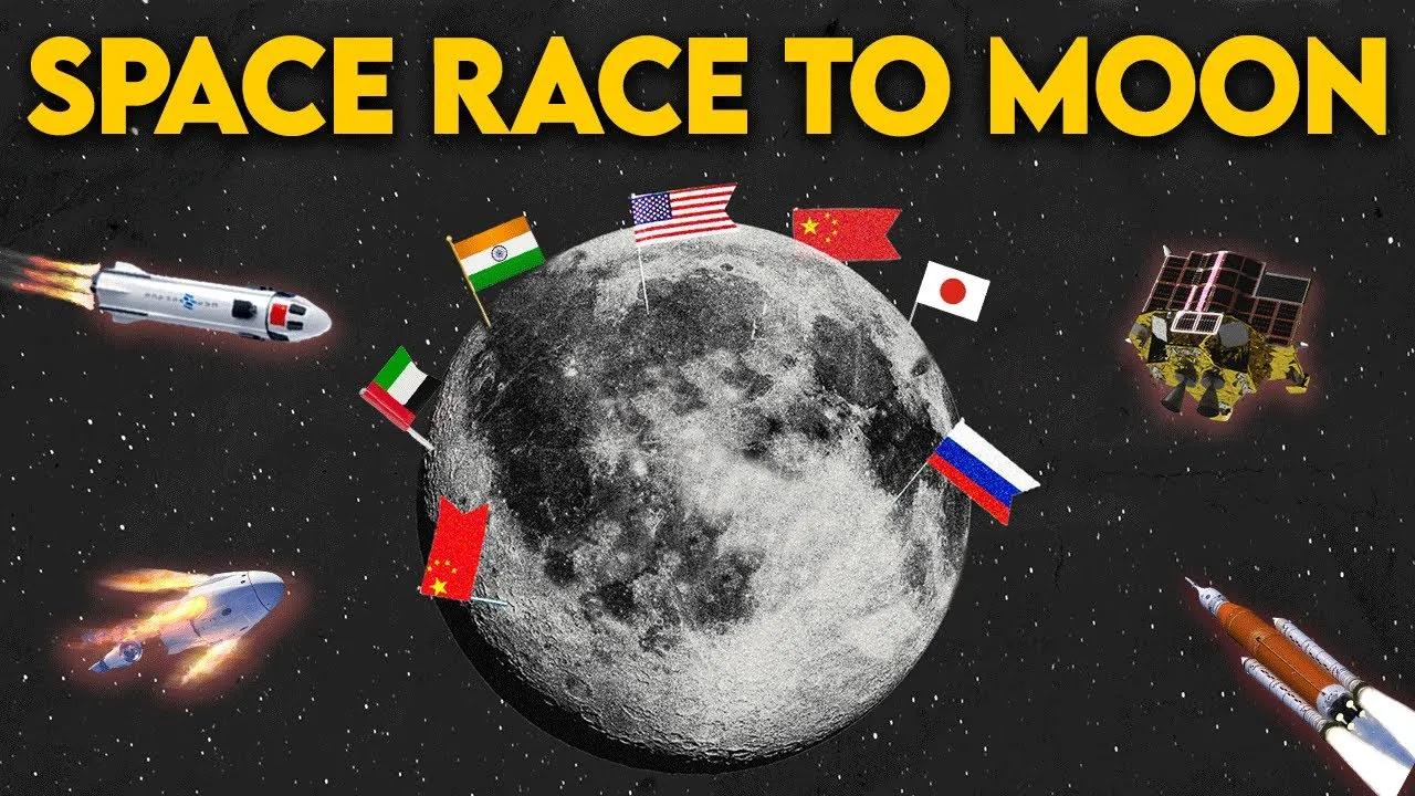 USA vs China vs India in Moon Race