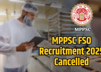 MPPSC FSO Recruitment 2024 Canceled