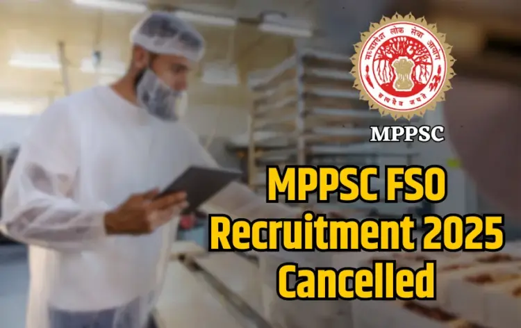 MPPSC FSO Recruitment 2024 Canceled