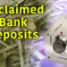 unclaimed bank deposit