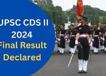 UPSC CDS 2 2024 Final Result