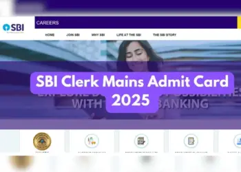 SBI Clerk Mains Exam 2025 Admit Card