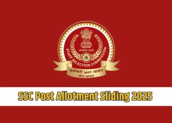 SSC Post Allotment Sliding