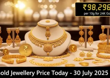 Gold Rate Today 30 July 2025
