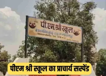 PM Shri School Principal Suspend