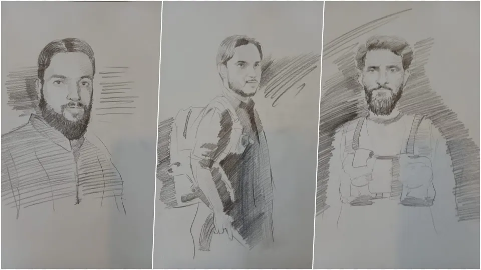 Pahalgam attack sketch