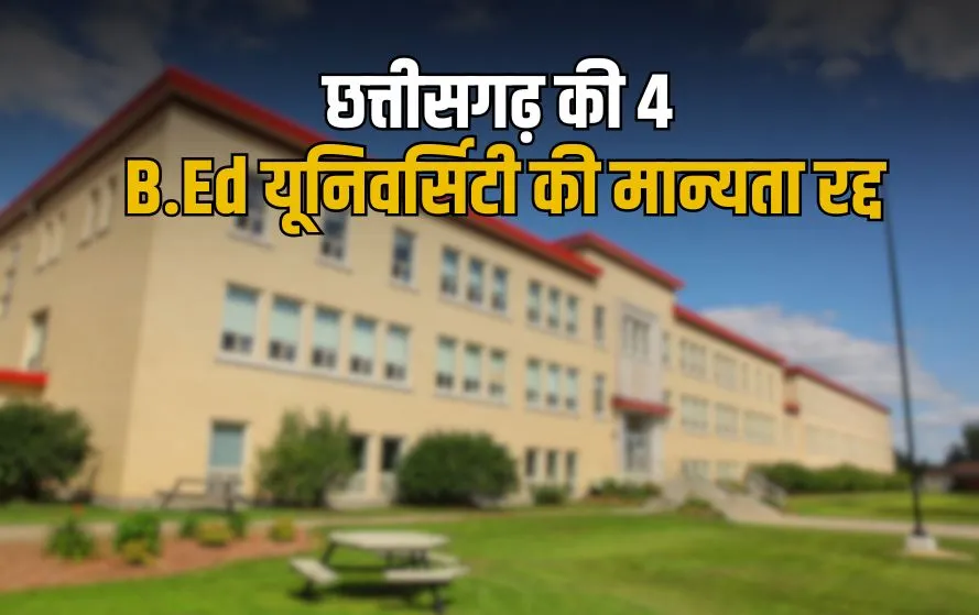 B.Ed College Recognition Cancelled