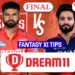 RCB vs PBKS Dream11 Prediction IPL 2025 Final Fantasy Tips Virat Kohli or Shreyas Iyer