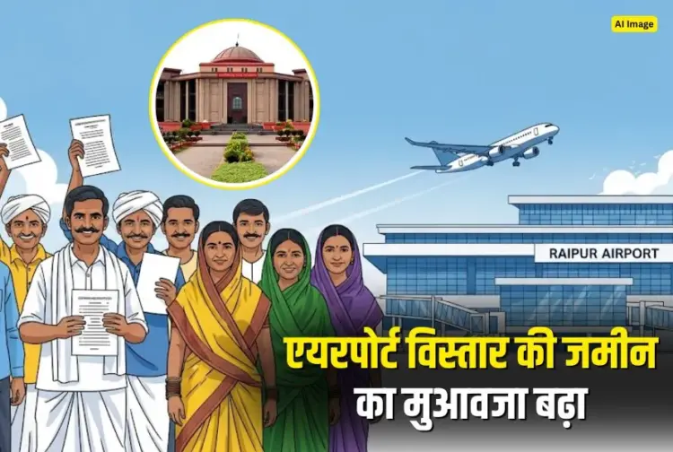 Raipur Airport Land Compensation