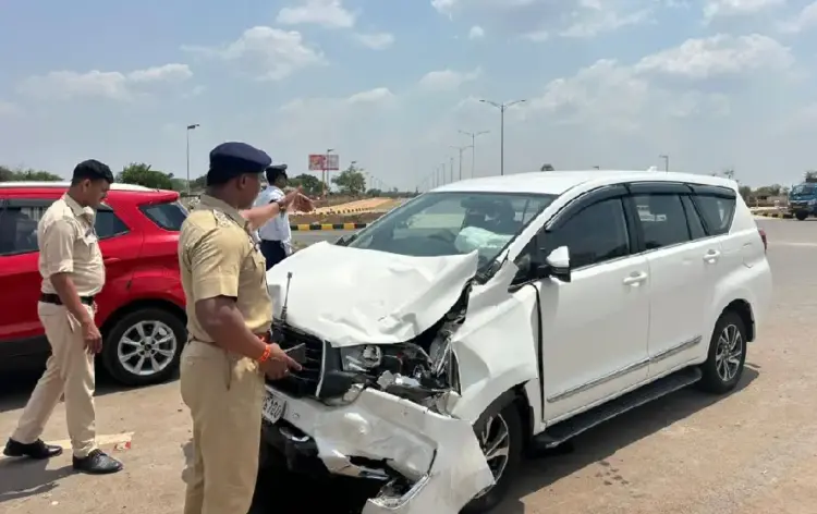 Raipur CRPF Car Accident