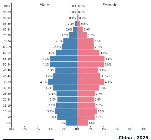China Population 2025