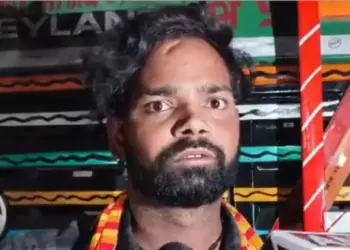 ट्रक ड्राइवर ने लिया मंत्री के बेटे का नाम।