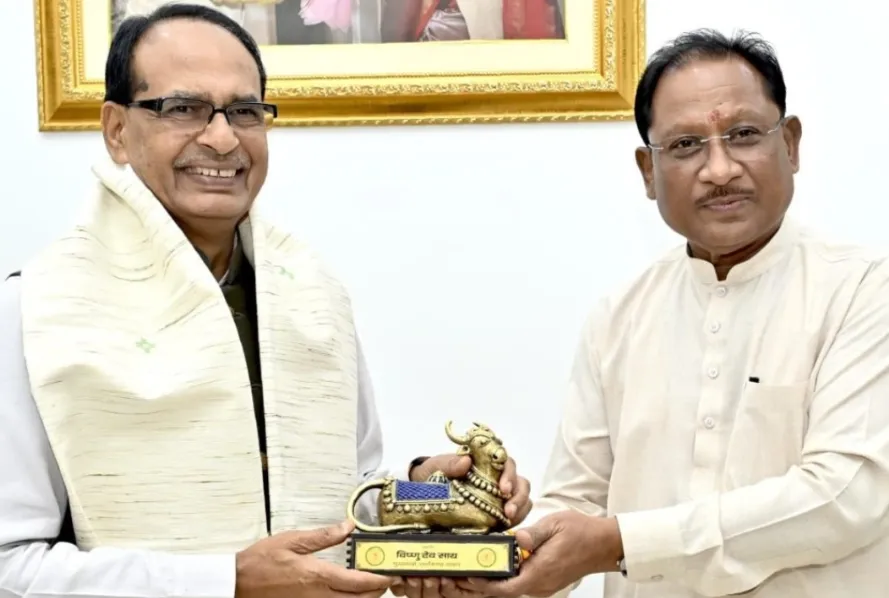 Shivraj Singh CG Visit