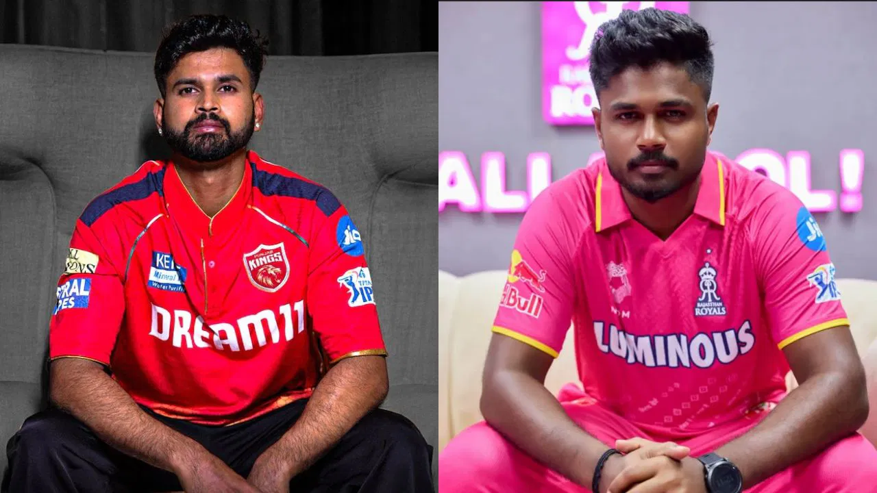 Shreyas Iyer Sanju Samson IPL 2025, PBKS vs RR, Punjab Kings-Rajasthan Royals