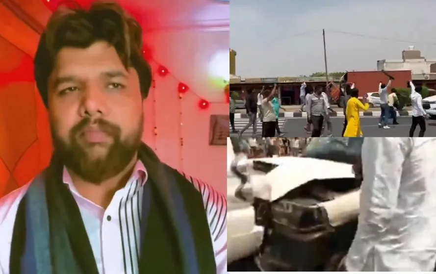 UP Aligarh SP MP Ramji Lal Suman convoy attack Okendra Rana release video