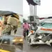 UP Amethi Road Accident ambulance carrying dead body collide pickup zxc