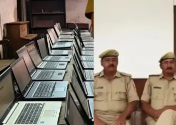 UP Bareilly 73 laptops guarded 2 police constable 8 years 54 lacs scam