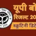 UP Board Scrutiny 2025 Date