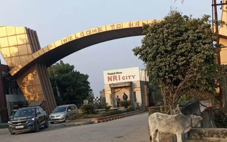 UP Kanpur KESCO officer controversy NRI City property Vijay Tripathi