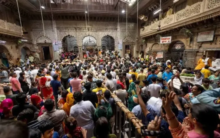 UP Mathura Banke Bihari Temple guidelines visiting Akshaya Tritiya 2025
