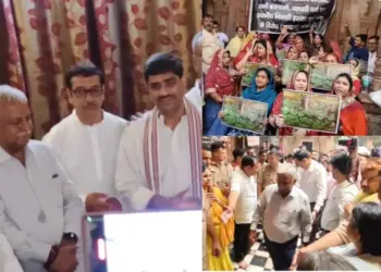 UP Mathura Vrindavan Goswami Community Protest banke bihari corridor zxc