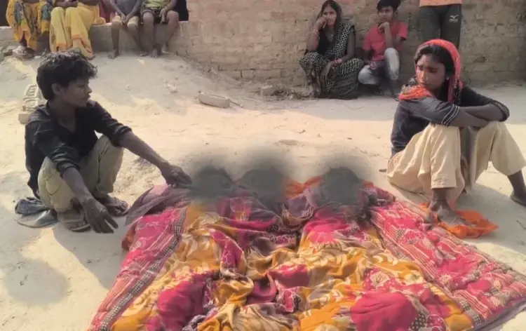 UP Pratapgarh talab drowning incident 3 children died