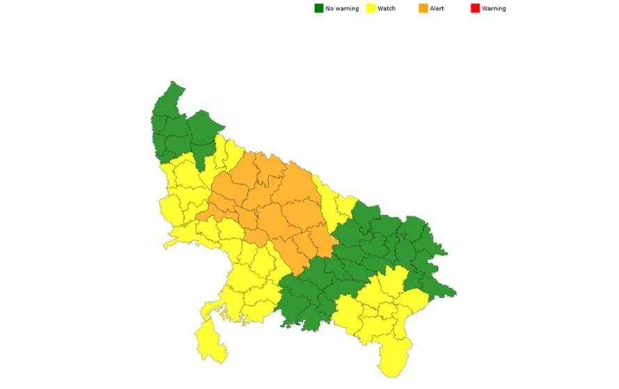 UP Rainfall Monsoon Alert lucknow rain update lalitpur dam gate opens zxc